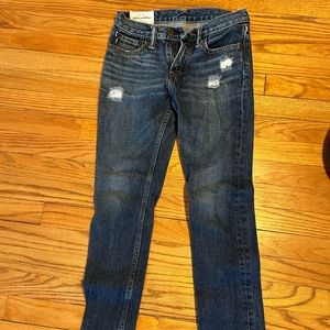 Abercrombie ripped jeans